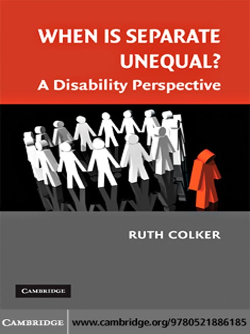 Title details for When is Separate Unequal? by Ruth Colker - Available